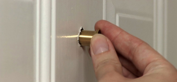 peephole door repair in Jacksonville Beach