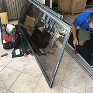 sliding glass door frame repair Jacksonville Beach